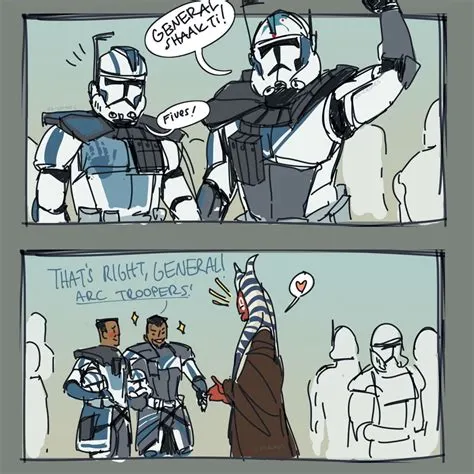 Who fell in love with clone trooper?