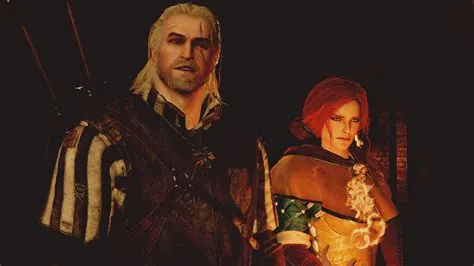 Does triss try to seduce geralt?