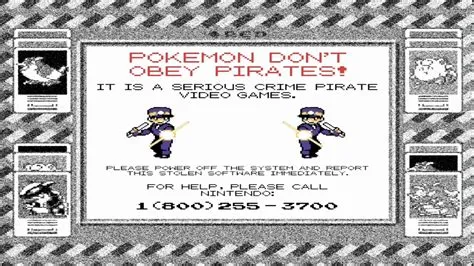 Which pokemon games have anti piracy?