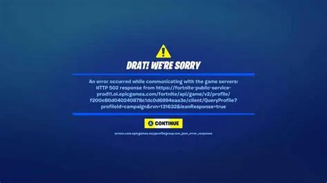 What is error code 03 in fortnite?