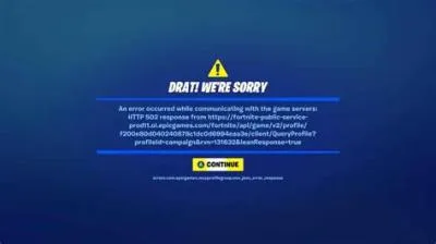 What is error code 03 in fortnite?