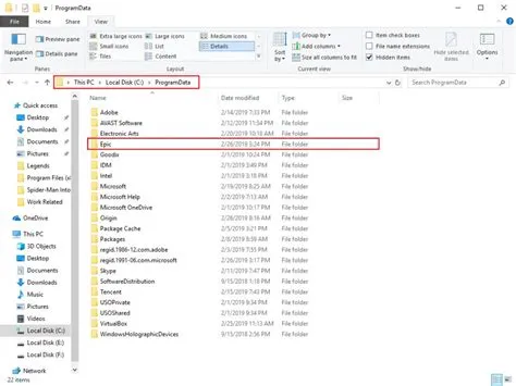 Where are epic games files located?