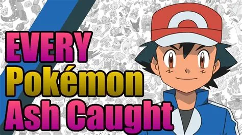 Which pokémon ash caught first?