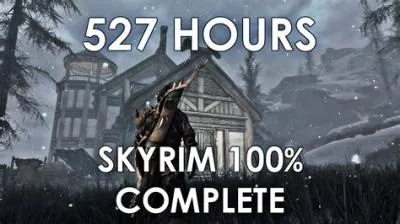 How many hours is skyrim 100?