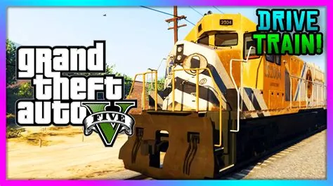 Can you drive trains in gta 4?