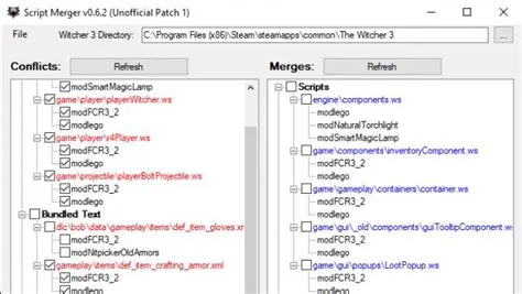 How do i open script merger in vortex?