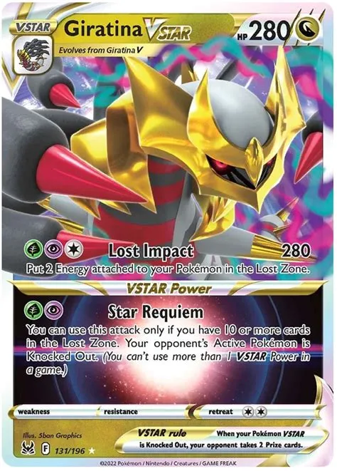 What does giratina vstar do?