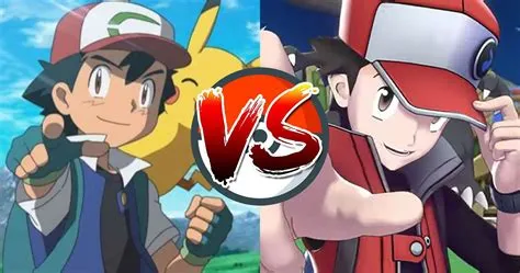 Who is strongest ash or red?