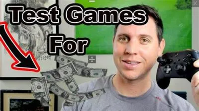 Can you make money testing video games?