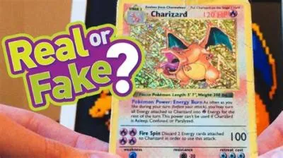 How do you scan fake pokemon cards?