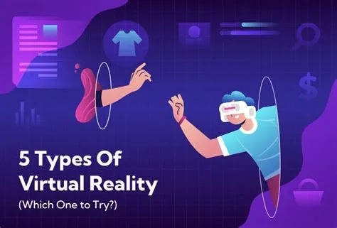 What are the 3 types of virtual reality?