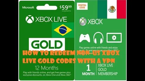 Is xbox live gold region locked?