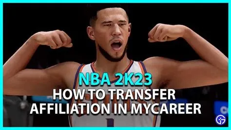 Can you transfer in 2k23?