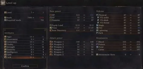 Can you max all stats in ds3?