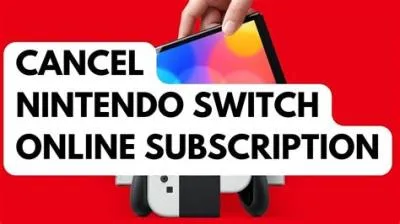 What happens if i cancel my nintendo subscription?