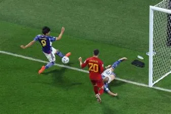 Is japan goal against spain legal?