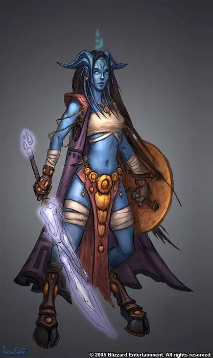 What color is draenei blood?