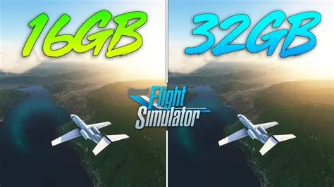 Do you need 32gb ram for flight simulator?