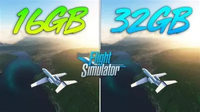 Do you need 32gb ram for flight simulator?