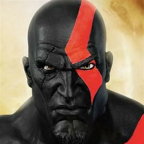 Is kratos skin black?