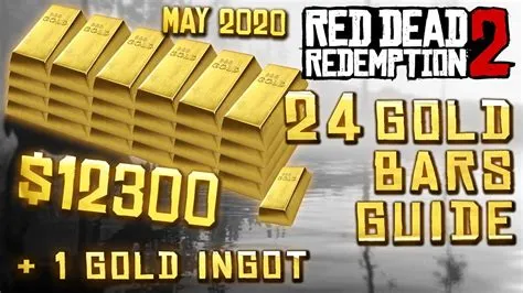 How much is 25 gold bars in red dead online?