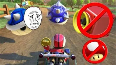 How do you avoid blue shells in mario kart double dash?