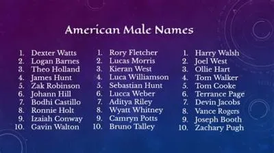 Why do americans have middle names?