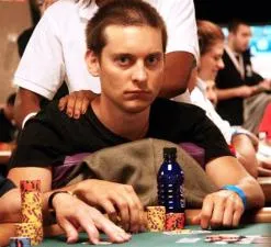 Why is tobey maguire poker?