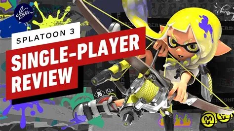 Is splatoon 2 single-player offline?