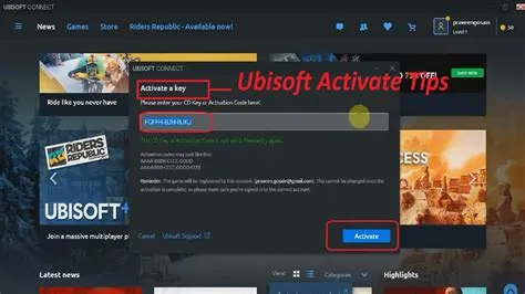 How do i activate access to this game ubisoft?