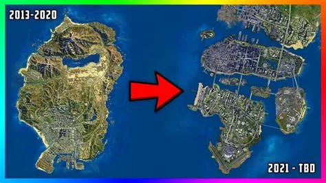 Which gta has biggest map?