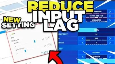 What settings cause input lag?