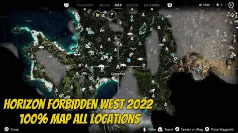 How big is the horizon forbidden map?