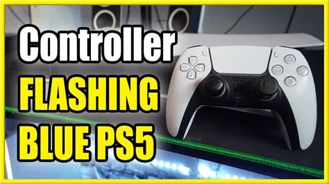 Why is my ps5 controller flashing and not connecting to my ps5?