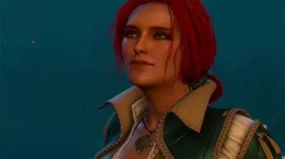 Where does triss go after you tell her you love her?