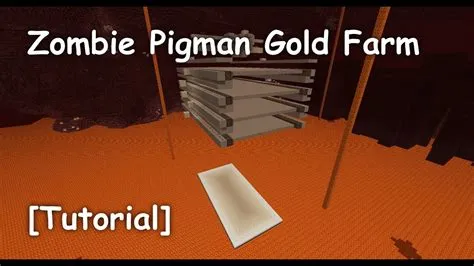 How do you give gold to zombie pigman?