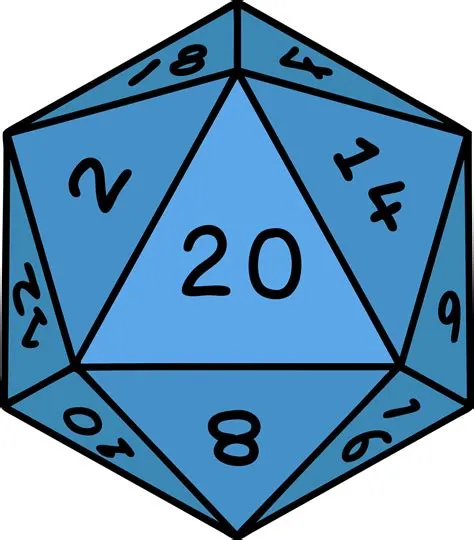 What happens if you roll a 1 on a d20?