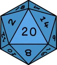 What happens if you roll a 1 on a d20?