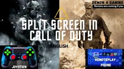 Which call of duty has 4 player split screen?