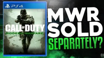 Is modern warfare remastered sold separately?