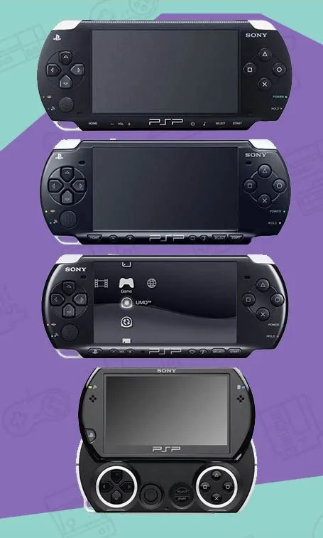 How can you tell the difference between a psp-1000 and 2000?