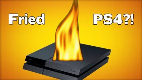 How do i know if my ps4 is fried?