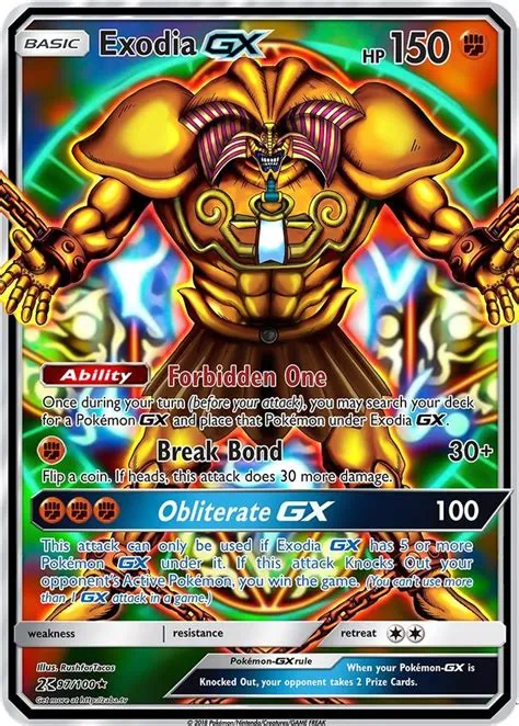 Is exodia a pokémon card?