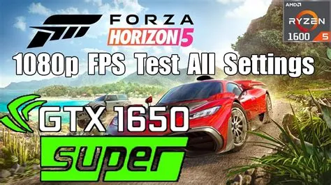 Can gtx 1650 play forza?