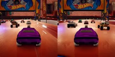 How do you play splitscreen on hot wheels?