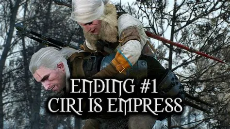 How do you get ciri becomes empress ending?