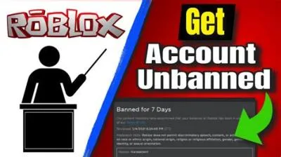 How do i unban my roblox account?