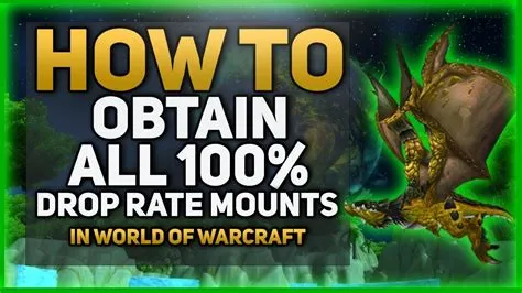 What is the lowest drop rate item in wow?