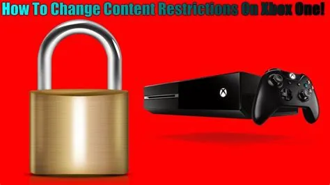 Why does my xbox say content restrictions are on?