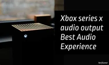 Does xbox series s have audio output?